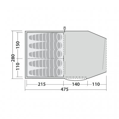 Floorplan Robens Double Dreamer 5.