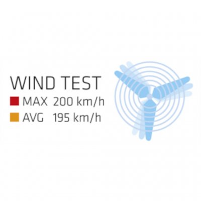 The tipi tent has been tested to withstand very harsh weather conditions.