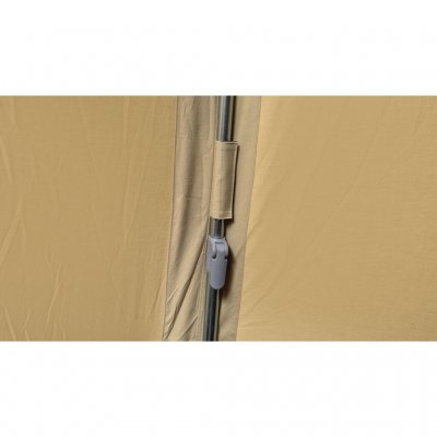 Strong steel poles and easy grip locks make it easy to travel and very stable.