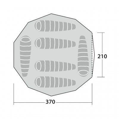 Planning solution for Robens Settler Field 6-person tent tent