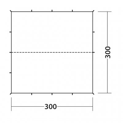 Maatschets voor Robens Tarp 3 x 3 m