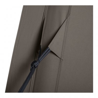 Het technische polycotton-doek biedt een goed ademend vermogen, een aangenaam binnenklimaat en een hoge slijtvastheid.