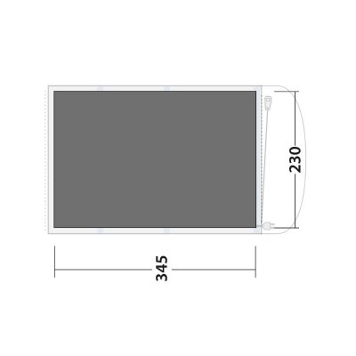 Coverage for Outwell Lindale 3PA tent footprint.