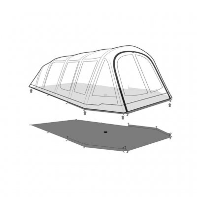 The footprint covers the entire tent and protects against dirt and moisture. Also provides a floor of the outer room.