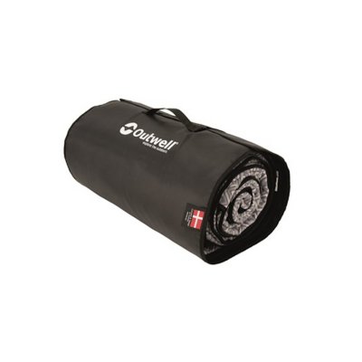 The mat can roll and secured with the built-in straps so it takes up little space in your pack.