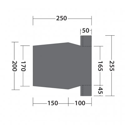 Dimensions Outwell Footprint Lux Sandcrest S