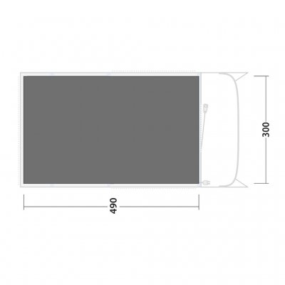 Grondzeil voor uw Outwell Florida 5 Air familietent.