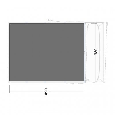 Grondzeil voor uw Outwell Florida/ Alabama 6 Air familietent.