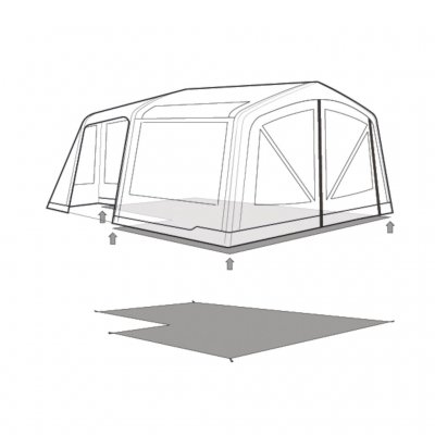 Grondzeil voor uw Outwell Maryland / Virginia 5 Air familietent.
