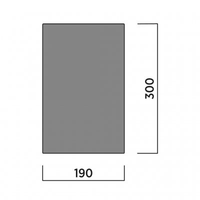 Het tapijt bedekt de gehele woonkamer.