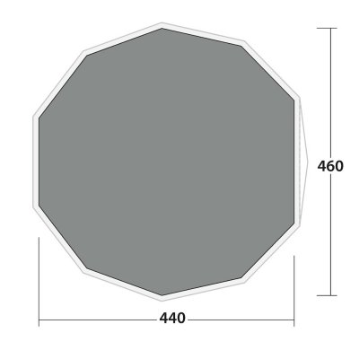 Floor protection covers the entire tent and protects against dirt and moisture.