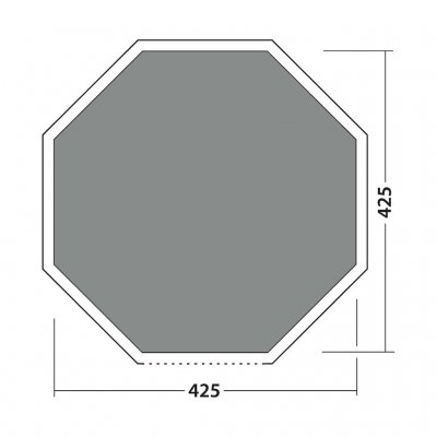 Floor protection covers the entire tent and protects against dirt and moisture.