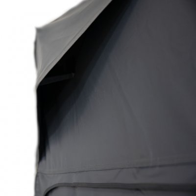 Goede ventilatie om condens in de voortent te verminderen.