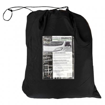 The insulating mat comes in a bag.