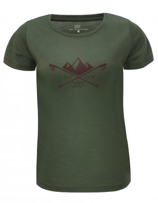 Nice, fast drying t-shirt in merino wool from 2117 of Sweden.