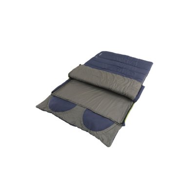 Thanks to double zippers you can open the top of the sleeping bag during warmer nights.