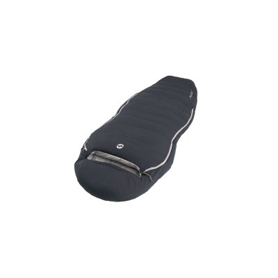 Outwell Oak Supreme is a very pack-friendly and warm sleeping bag with an innovative shape that makes it easy to lie on your sid