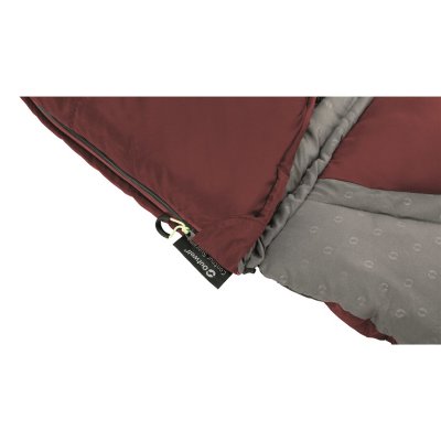 The zipper is protected at the top.