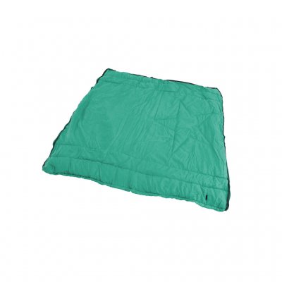 If you open the zipper completely, you can use the sleeping bag as a blanket
