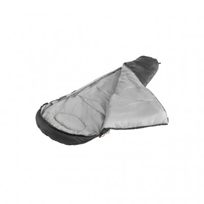 De Easy Camp Starling Mummy kan volledig worden geopend als je wilt ventileren op warme dagen.