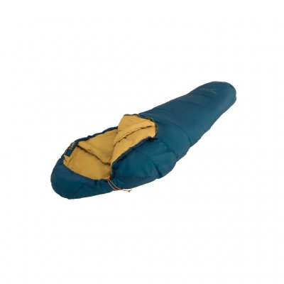 Open de slaapzak om de temperatuur te regelen.