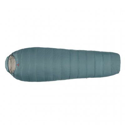 4-seasons sleeping bag that can handle cold nights. The down sleeping bag has a small pack size and is very warm.