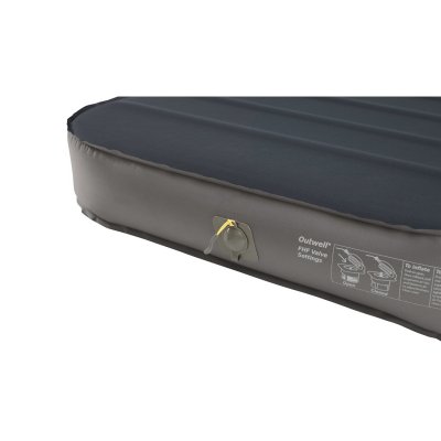 Outwell Flat High Flow Valve provides a faster filling of the mattress.
