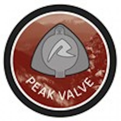 Powerful valve with non-return valve.