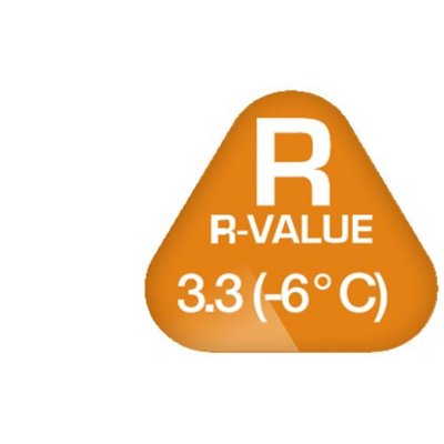 R-Value: 3.3 ( -6 °C)