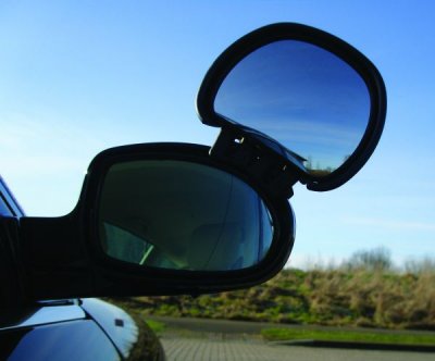 Milenco Blind Spot Mirror covers the blind spot.