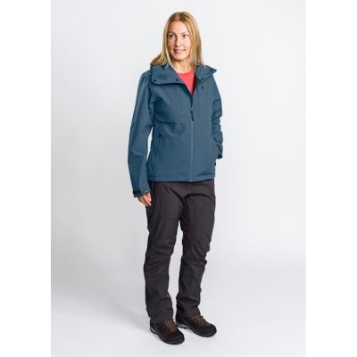 Wind and waterproof women's jacket for hiking and outdoor life.