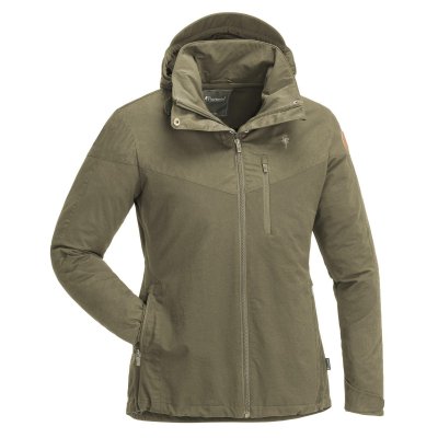 Pinewood Finnveden Hybrid outdoor jacket for women. A jacket for hiking, hunting, fishing and camping.