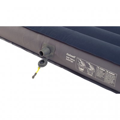 Adapter for standard mattress pumps is included.