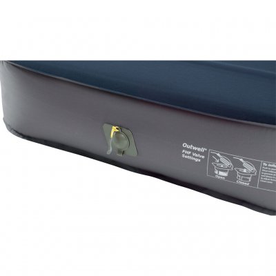 Outwell Flat High-Flow-kleppen verbeteren de luchtstroom en vullen de matras snel