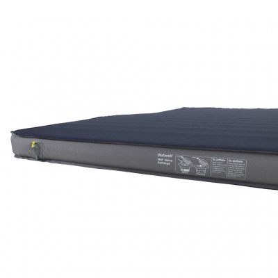 Double valves provide a quick refill of the Outwell Dreamboat Double 7.5 cm double sleeping pad.