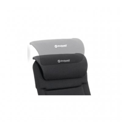 Adjustable headrest on the sun lounger.