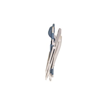 Beach chair folded gives small pack size