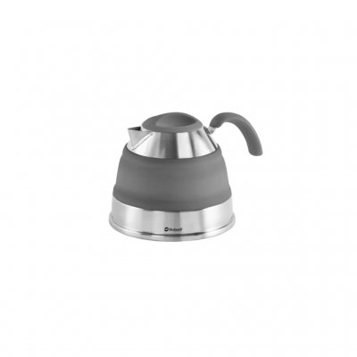 Folding coffee pot 1.5 liter that takes up very little space among camping equipment