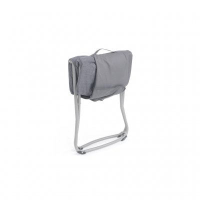 Folding chair that takes up little space in the pack.