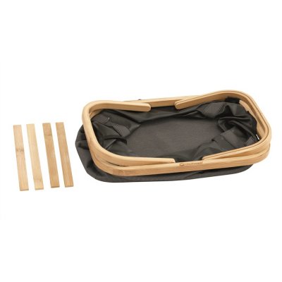 Folding frame in basket with stable bamboo.