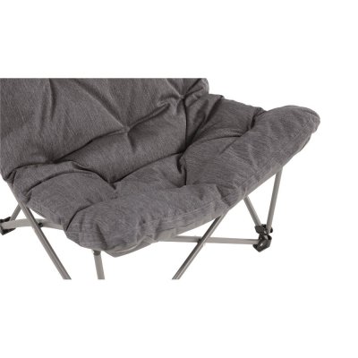 Fabric with reinforced corners for durability camping chair.