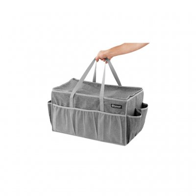 Practical handle simplifies transport.