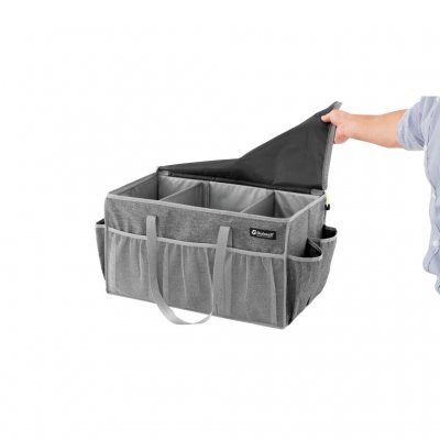 Large opening above the zipper.