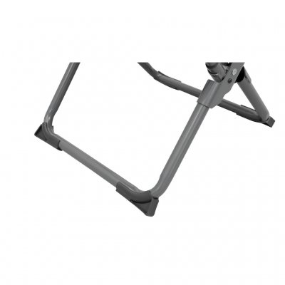 U-vormige poten en een gepoedercoat stalen frame bieden een stabiele stoel met een maximale belasting van 100 kg