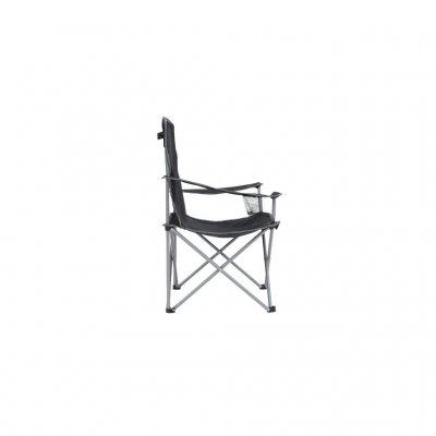 De Spruce Arm Chair Ink Black is een stevige en opvouwbare stoel, perfect voor kamperen