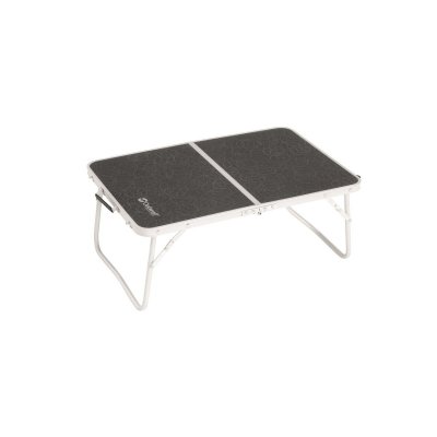 Low camping table with space for two to four people.