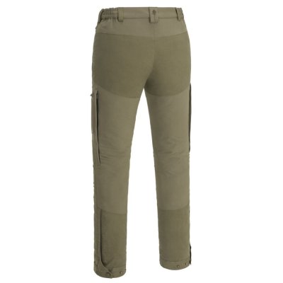 Pinewood Finnveden Hybrid outdoor trousers from the back.