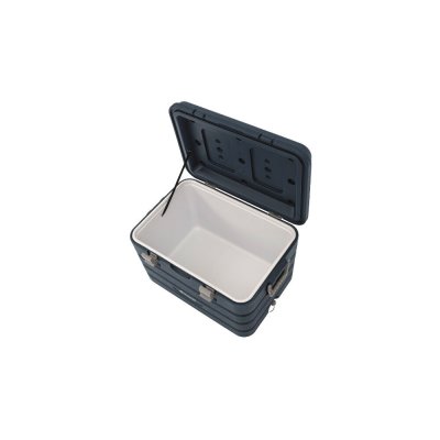 Charging in with ice packs or ice to keep the goods cold.