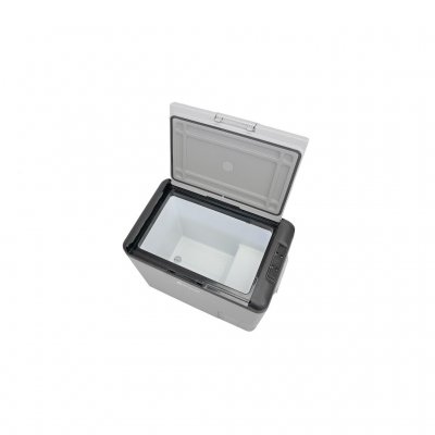 Groot deksel maakt het voedsel in de koelbox gemakkelijk toegankelijk