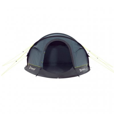 Verduisterde slaapcabine op de Outwell Nexion 3 Ocean-tent.